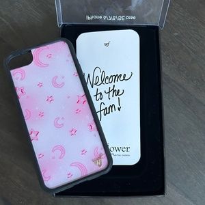 Wildflower Pink Star and Moon Phone Case